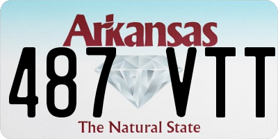 AR license plate 487VTT