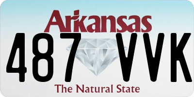 AR license plate 487VVK