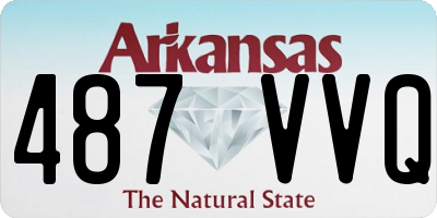 AR license plate 487VVQ
