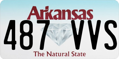 AR license plate 487VVS