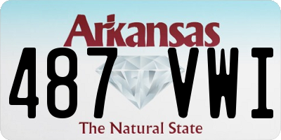 AR license plate 487VWI