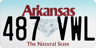 AR license plate 487VWL