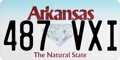 AR license plate 487VXI