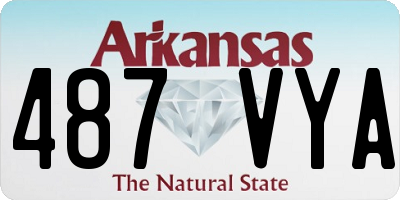 AR license plate 487VYA