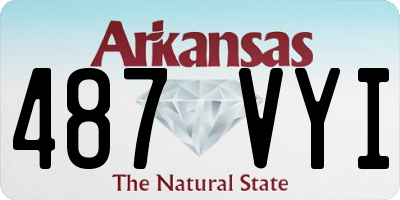 AR license plate 487VYI