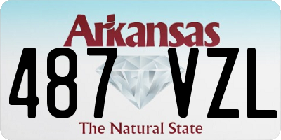 AR license plate 487VZL