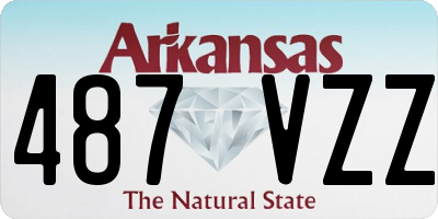 AR license plate 487VZZ