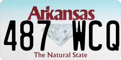 AR license plate 487WCQ