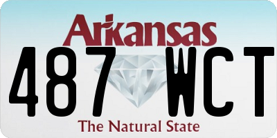 AR license plate 487WCT