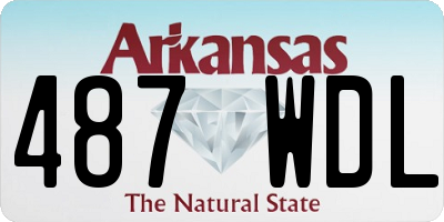 AR license plate 487WDL