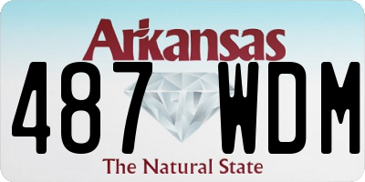 AR license plate 487WDM