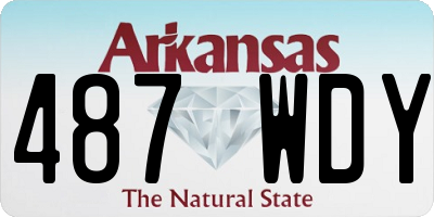 AR license plate 487WDY