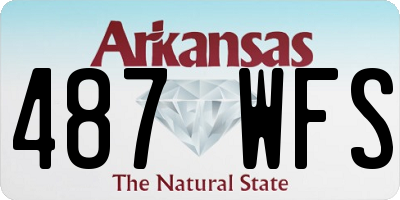 AR license plate 487WFS