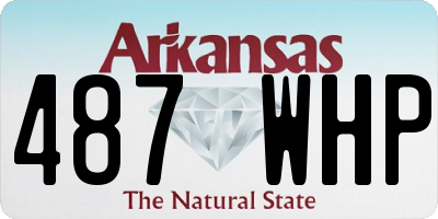 AR license plate 487WHP