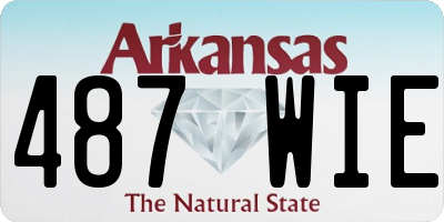 AR license plate 487WIE