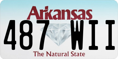 AR license plate 487WII