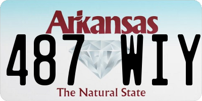 AR license plate 487WIY
