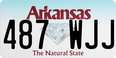 AR license plate 487WJJ