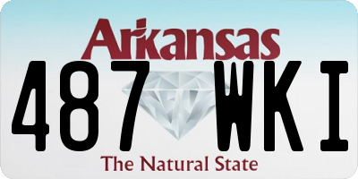AR license plate 487WKI