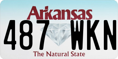 AR license plate 487WKN