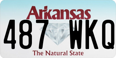 AR license plate 487WKQ