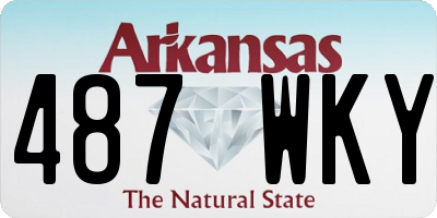 AR license plate 487WKY