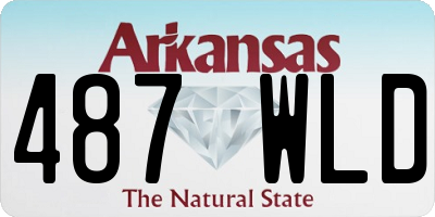 AR license plate 487WLD