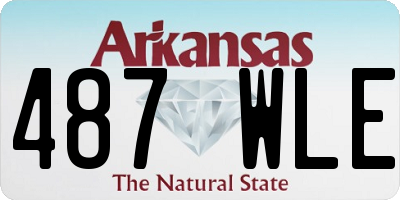 AR license plate 487WLE