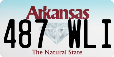 AR license plate 487WLI