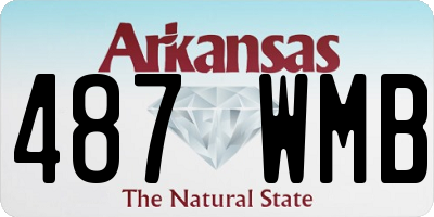 AR license plate 487WMB