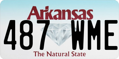 AR license plate 487WME