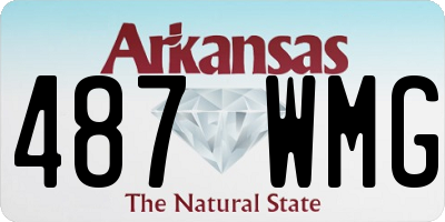 AR license plate 487WMG