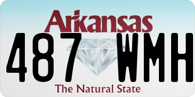 AR license plate 487WMH
