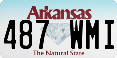 AR license plate 487WMI