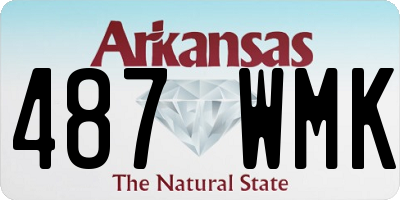 AR license plate 487WMK