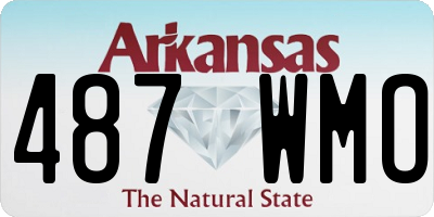 AR license plate 487WMO