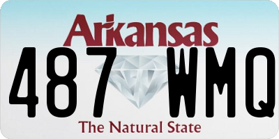 AR license plate 487WMQ