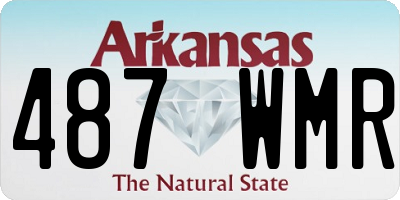 AR license plate 487WMR