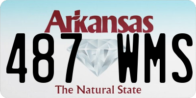 AR license plate 487WMS