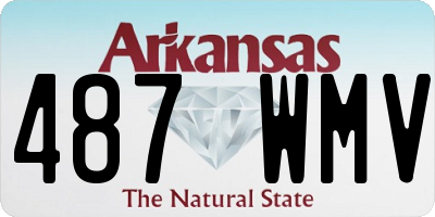 AR license plate 487WMV