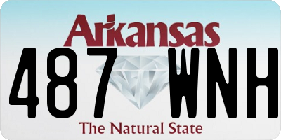 AR license plate 487WNH