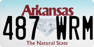 AR license plate 487WRM