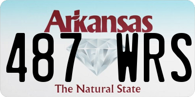AR license plate 487WRS