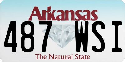 AR license plate 487WSI