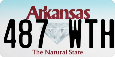 AR license plate 487WTH