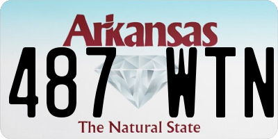 AR license plate 487WTN