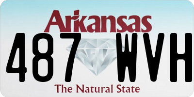 AR license plate 487WVH