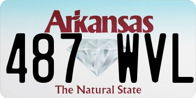 AR license plate 487WVL