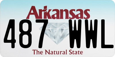 AR license plate 487WWL