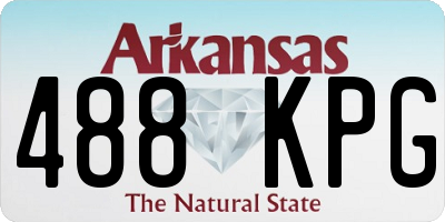 AR license plate 488KPG